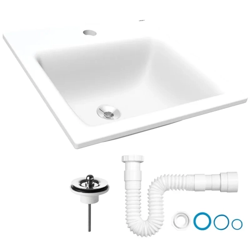 Combo Cuba SS-01 + Sifão e Válvula